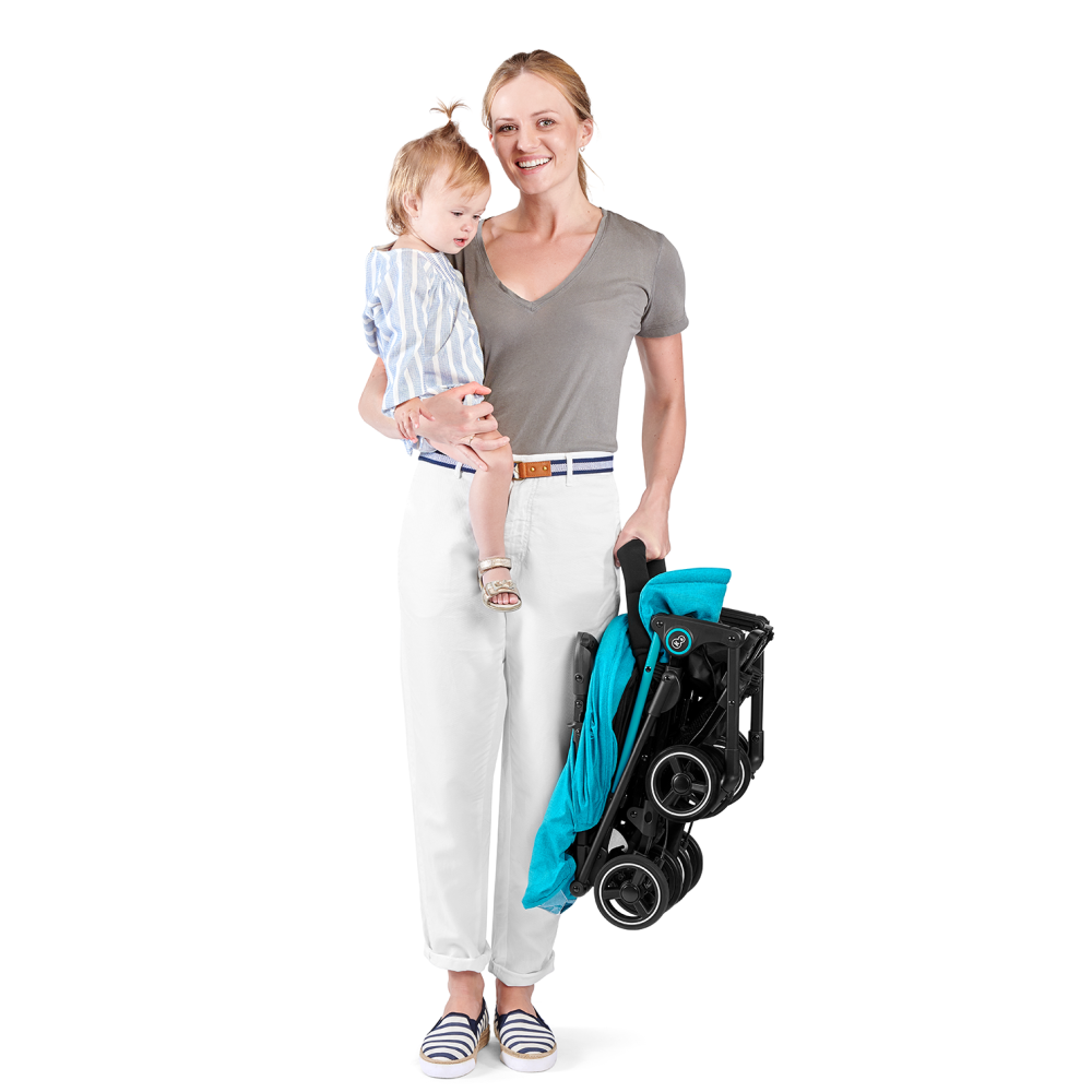 Прогулянкова коляска Kinderkraft Mini Dot Turquoise