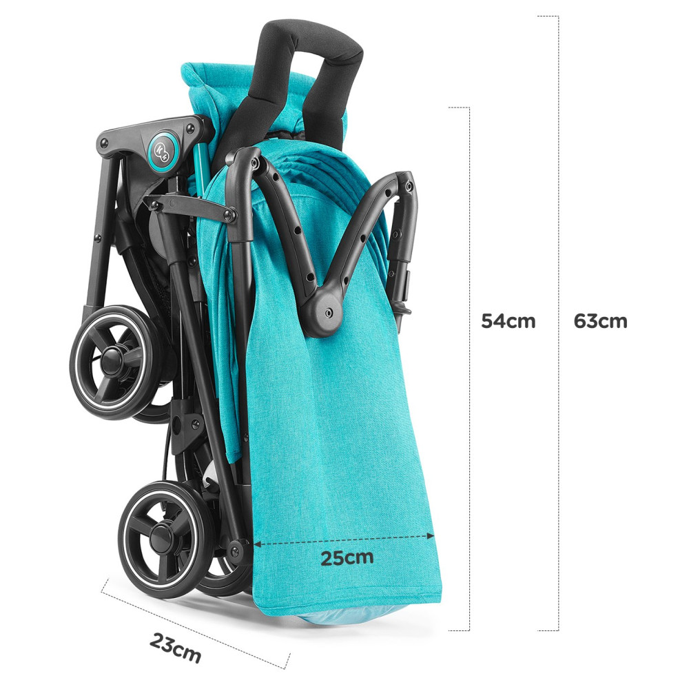 Прогулянкова коляска Kinderkraft Mini Dot Turquoise
