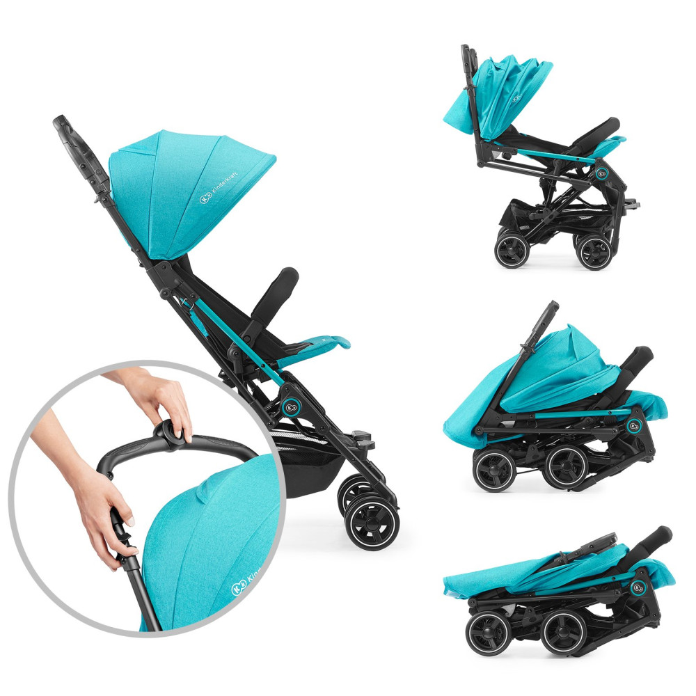 Прогулянкова коляска Kinderkraft Mini Dot Turquoise