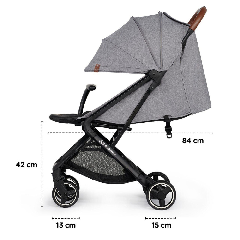 Прогулянкова коляска Kinderkraft Nubi Gray