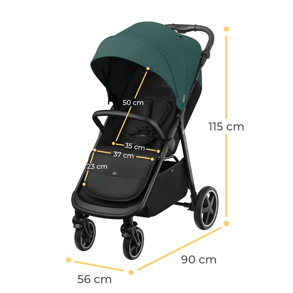 Прогулянкова коляска Kinderkraft Route Green (KSROUT00GRE0000)