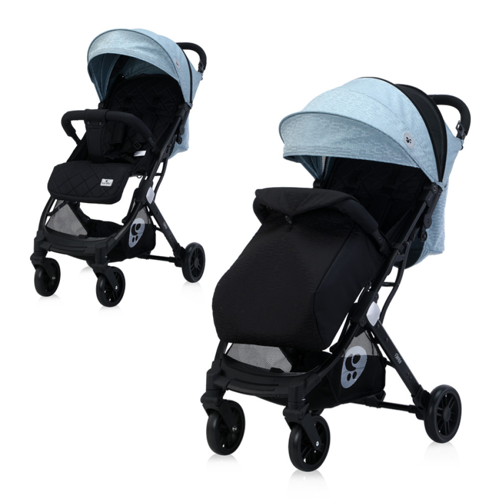Прогулочная коляска Lorelli Fiorano Black/Silver Blue