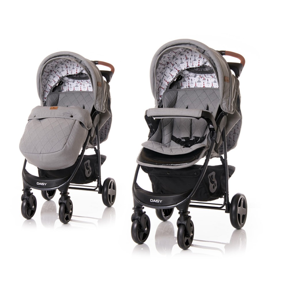 Прогулянкова коляска Lorelli Daisy Dark Grey Lighthouse
