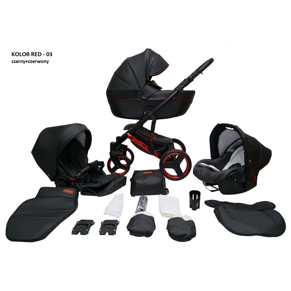 Коляска 2 в 1 Mikrus Onyx 03