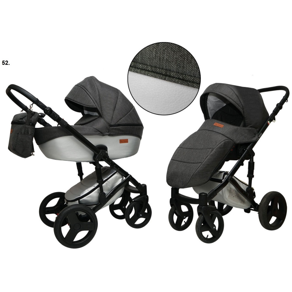 Коляска 2 в 1 Mikrus Onyx 52