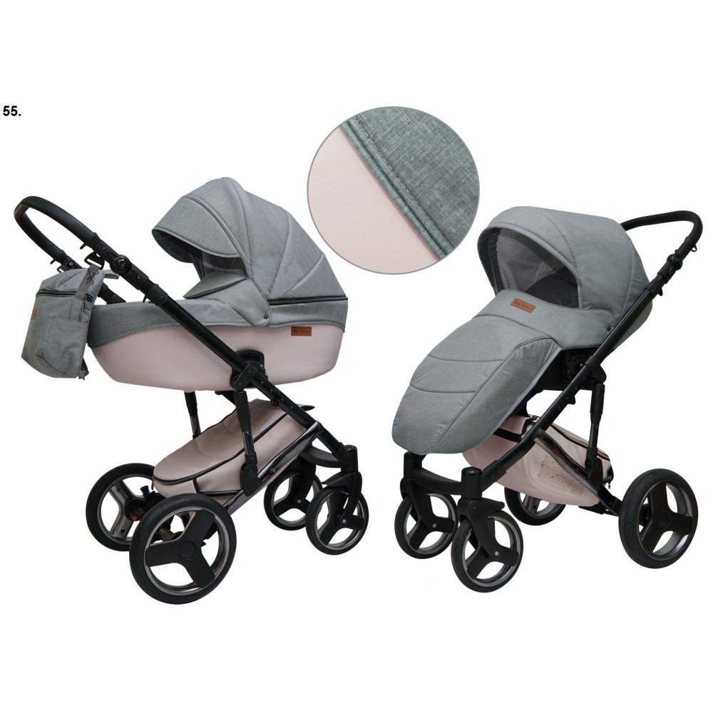 Коляска 2 в 1 Mikrus Onyx 55