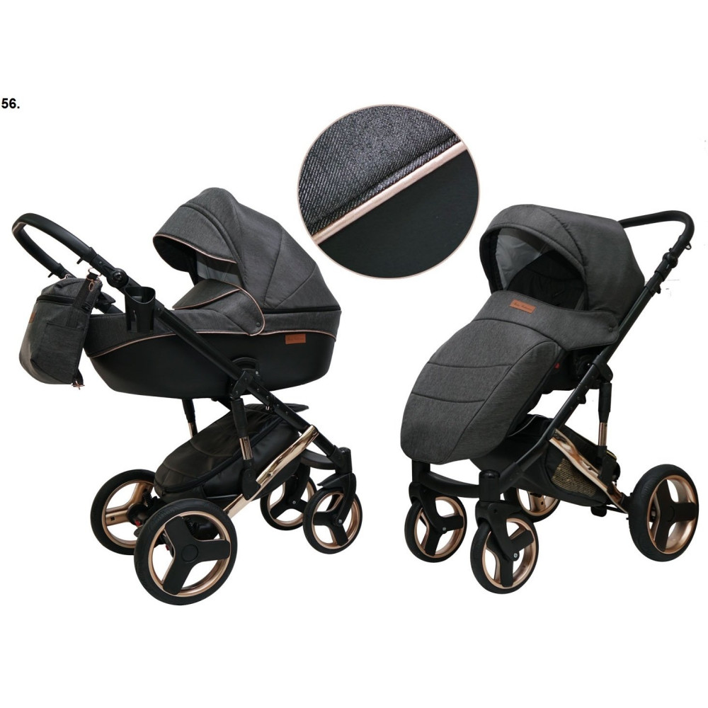 Коляска 2 в 1 Mikrus Onyx 56