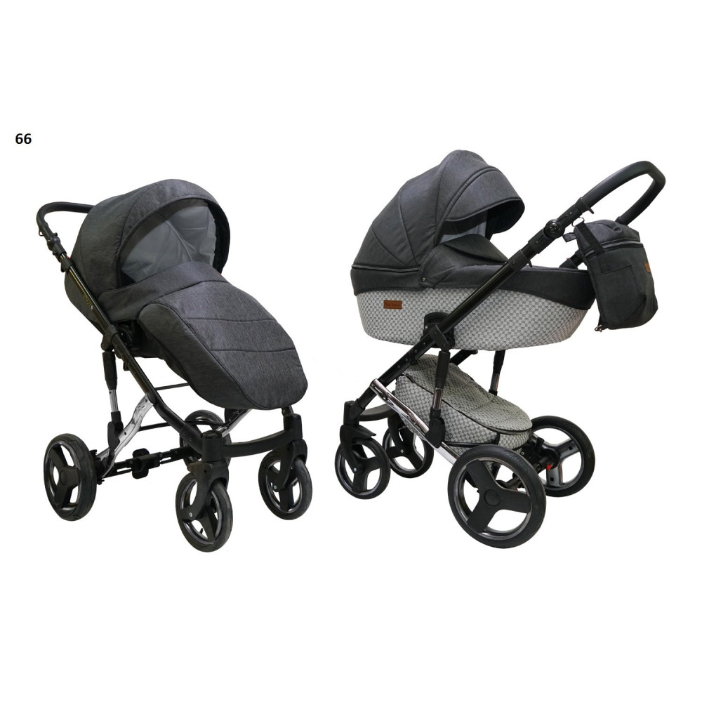 Коляска 2 в 1 Mikrus Onyx 66