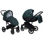 Коляска 2 в 1 Mikrus Viva Sport 1 зеленая ткань