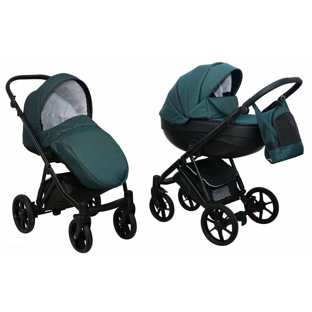 Коляска 2 в 1 Mikrus Viva 01 зелений