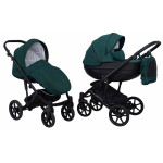 Коляска 2 в 1 Mikrus Viva Sport 8 зеленая ткань