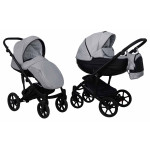 Коляска 2 в 1 Mikrus Viva Sport 7 серая ткань