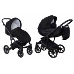 Коляска 2 в 1 Mikrus Viva Sport 6 черная ткань 