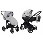 Коляска 2 в 1 Mikrus Viva Sport 12 серая кожа