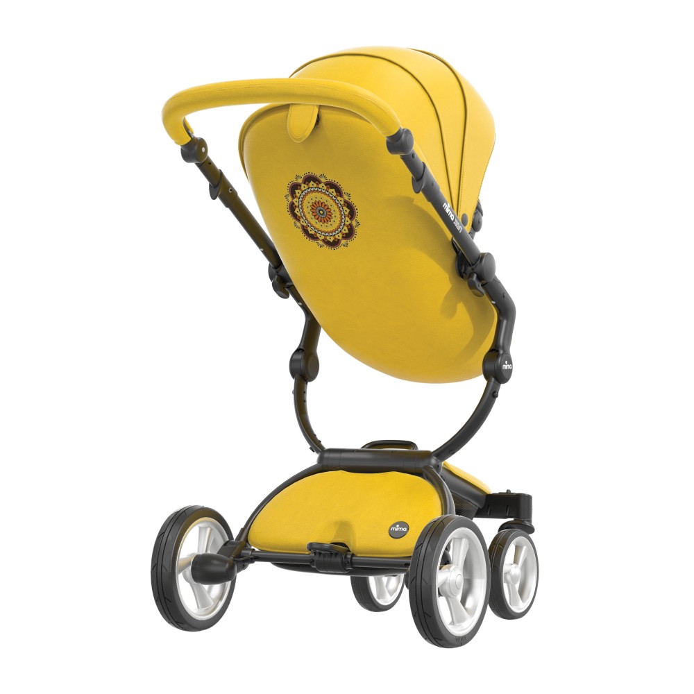 Коляска 2 в 1 Mima Xari Yellow Limited Edition