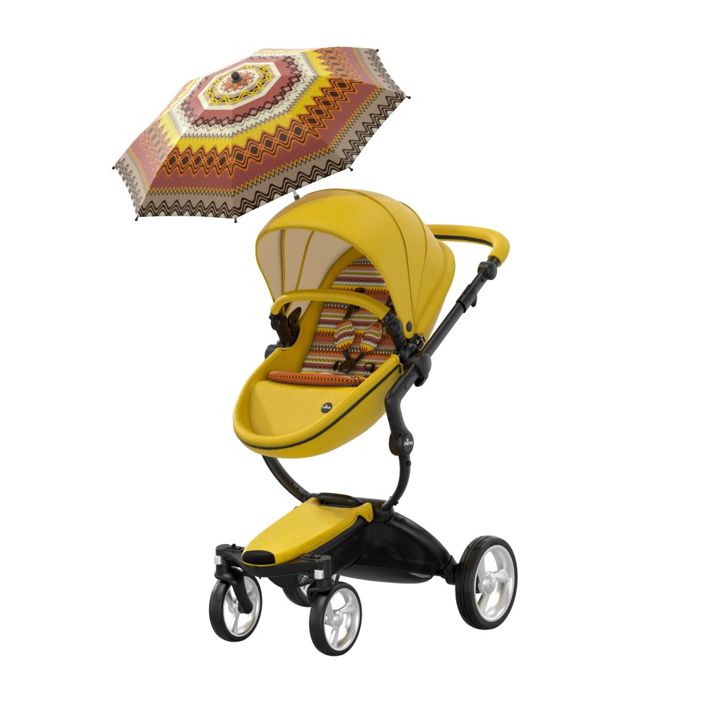 Коляска 2 в 1 Mima Xari Yellow Limited Edition
