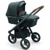 Коляска 2 в 1 Neonato Puro Urban на черной раме серый Royal