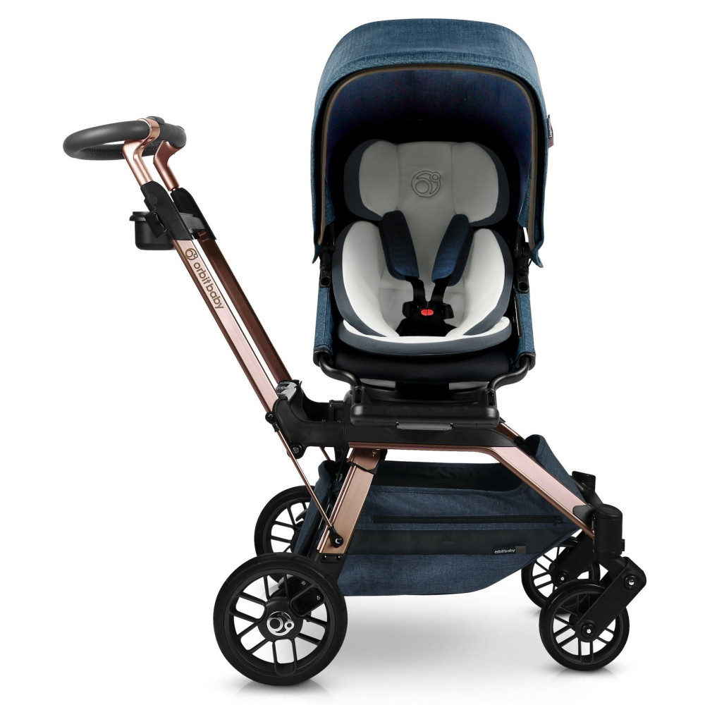 Прогулочная коляска Orbit Baby G5 Melange Navy шасси Rose Gold Прогулочная коляска Orbit Baby G5 Melange Navy шасси Rose Gold