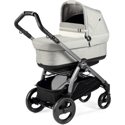 Коляска 2 в 1 Peg Perego Pop Up Book 51 Luxe Pure светло-серая
