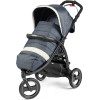 Прогулочная коляска Peg Perego Book Cross Luxe Mirage серо-синяя