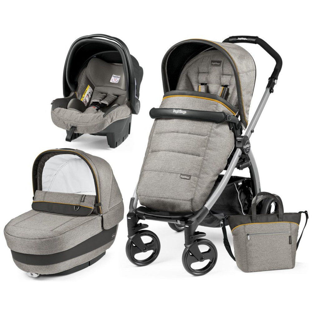 Коляска 3 в 1 Peg Perego Elite Book Luxe Grey