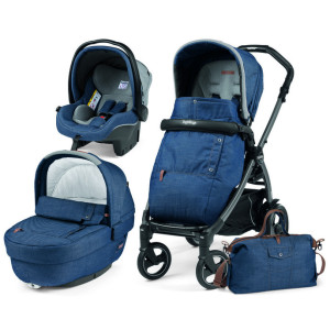 Коляска 3 в 1 Peg Perego Elite Book Urban Denim Коляска 3 в 1 Peg Perego Elite Book Urban Denim