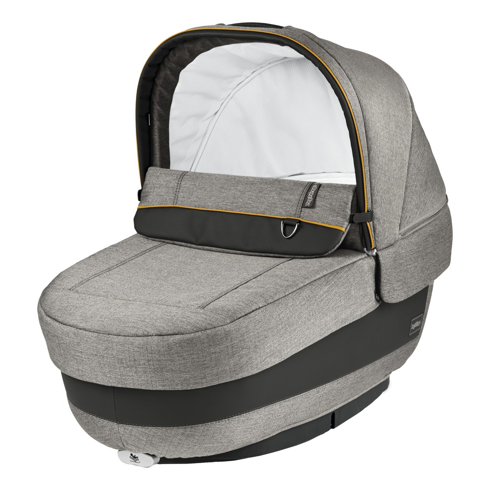 Peg Perego Elite Luxe - модульний набір для дитячої коляски Peg Perego (люлька Navetta Elite, автокрісло Primo Viaggio SL, сумка для мами Borsa) • Grey