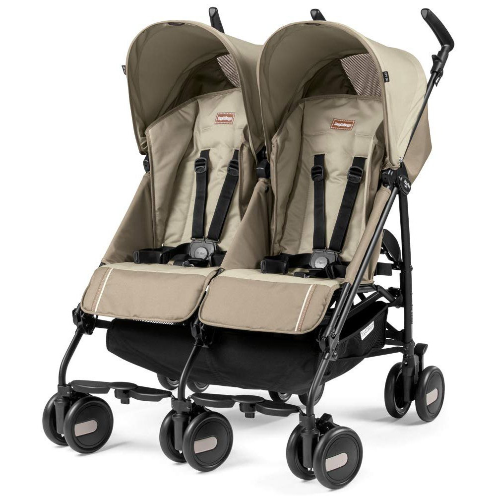 Коляска для двойни Peg Perego Pliko Mini Twin Class Beige