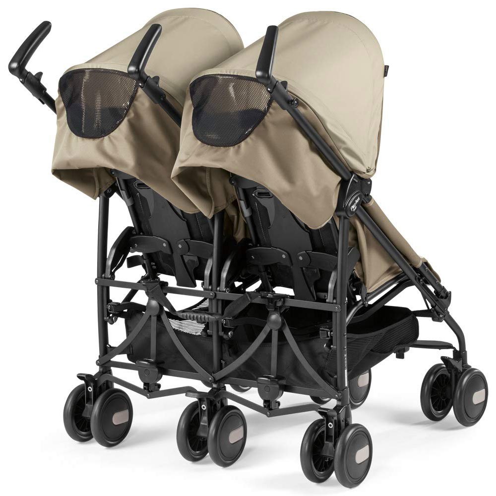 Коляска для двойни Peg Perego Pliko Mini Twin Class Beige Коляска для двойни Peg Perego Pliko Mini Twin Class Beige