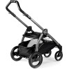Коляска 2 в 1 Peg Perego Elite Book Plus S Luxe Mirage серо-синяя