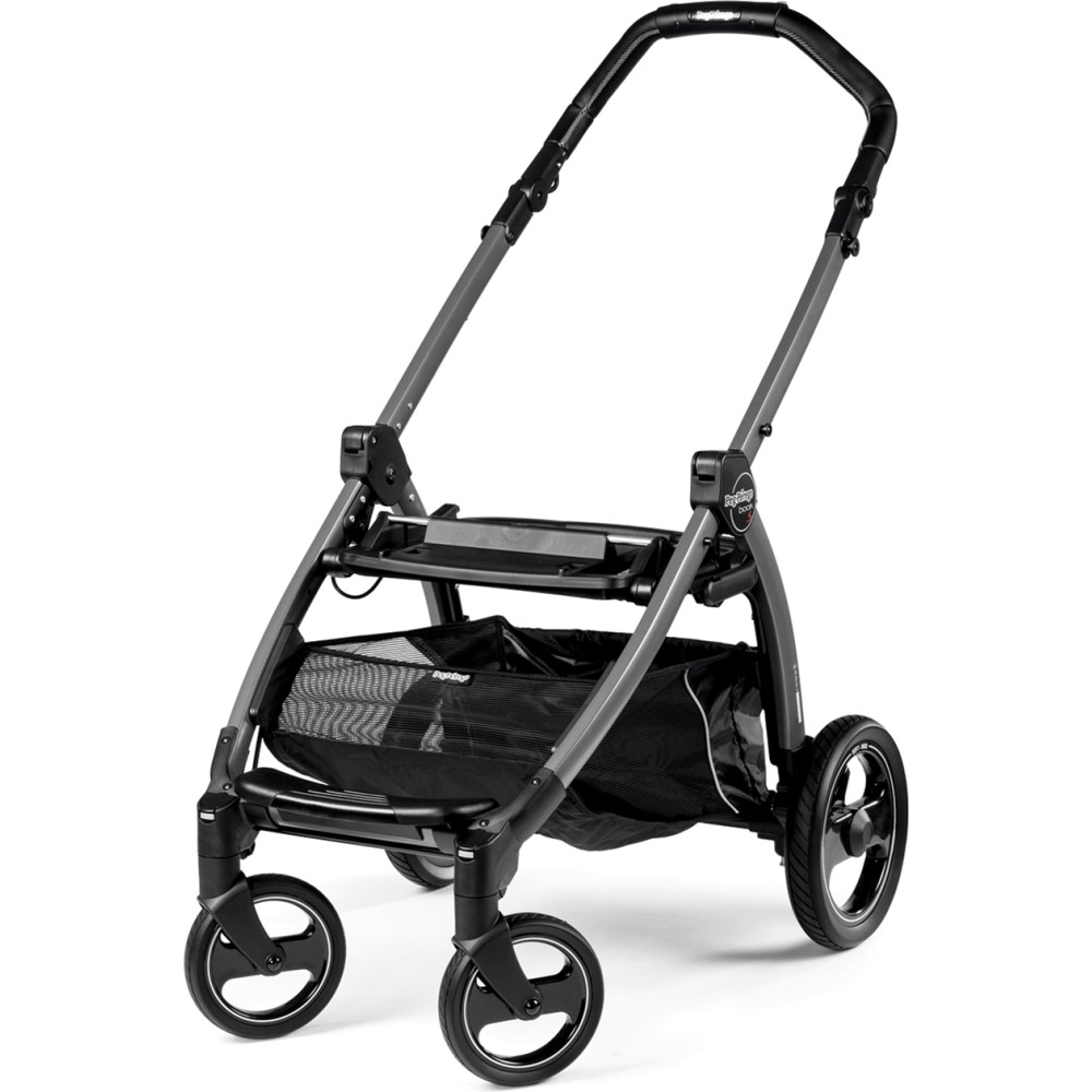 Коляска 2 в 1 Peg Perego Elite Book Plus S Luxe Mirage серо-синяя
