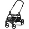 Коляска 2 в 1 Peg Perego Elite Book Plus S Luxe Mirage серо-синяя