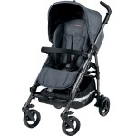 Peg Perego Si Completo - прогулянкова коляска, великий капюшон, компактне складання, бокова ручка для перенесення • Blue Denim