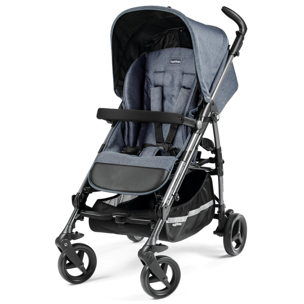 Peg Perego Si Completo - прогулочная коляска, большой капюшон, компактное складывание, боковая ручка для переноски • Luxe Mirage