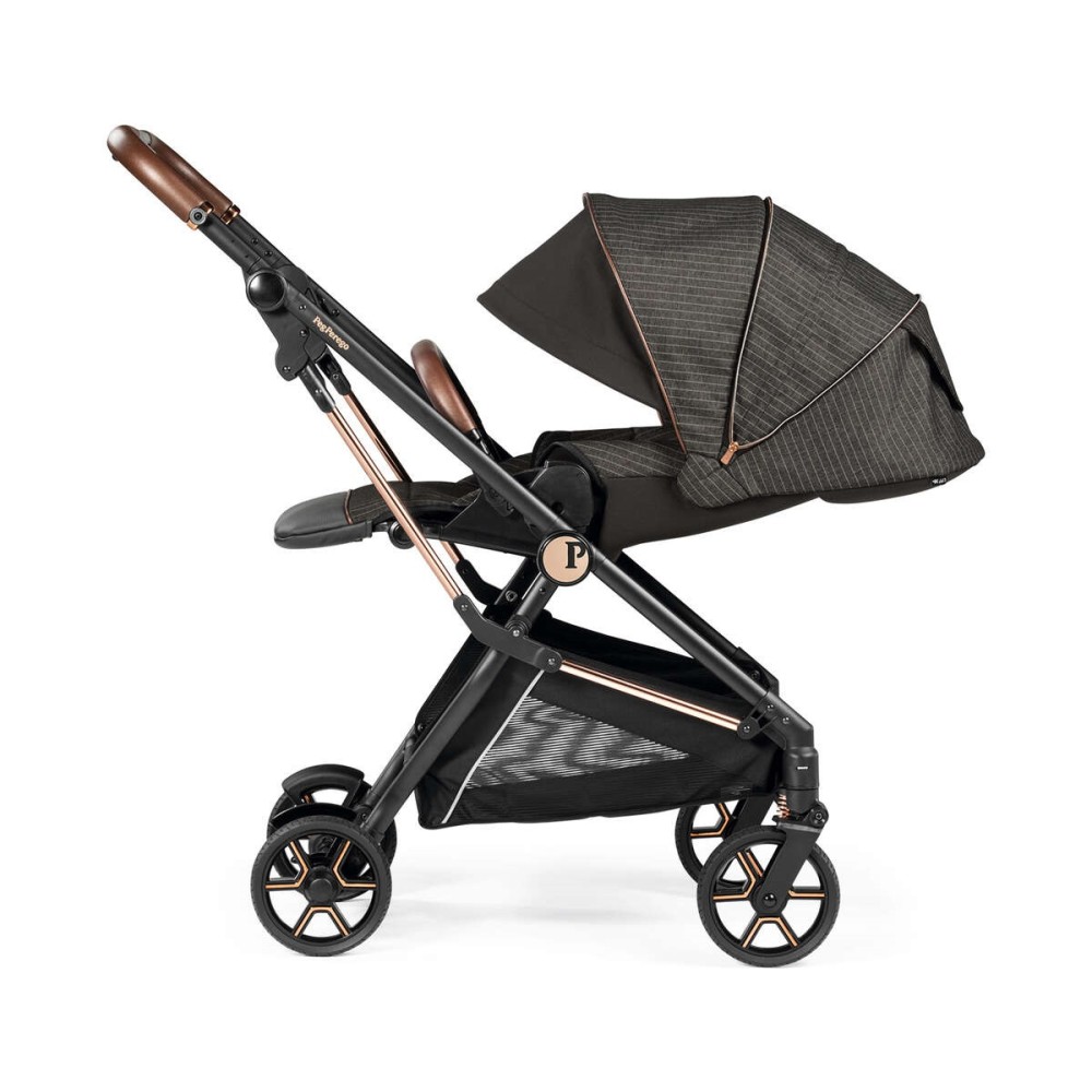 Peg Perego Vivace - легка прогулянкова коляска, реверсивний прогулянковий блок, компактно складається, маневреність на будь-якій місцевості • 500