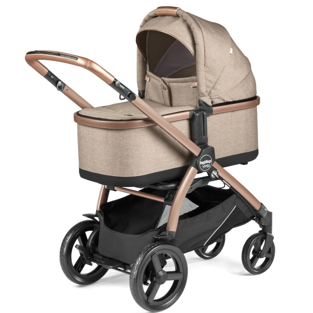 Peg Perego Ypsi Combo - дитяча коляска 2 в 1, коляска трансформер для двійні, компактне складання • Mon Amour