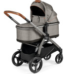 Peg Perego Ypsi Combo - дитяча коляска 2 в 1, коляска трансформер для двійні, компактне складання • Polo
