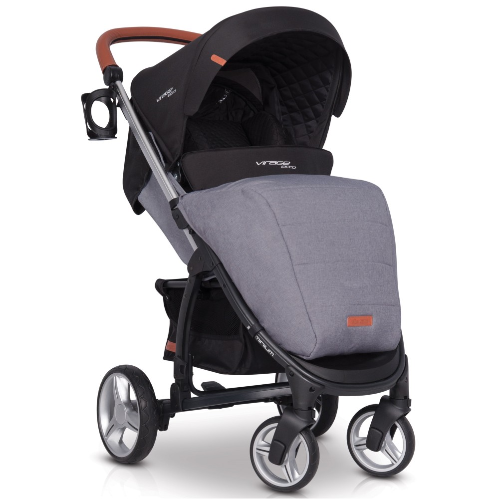 Прогулянкова коляска EasyGo Virage Ecco Anthracite (сірий) Прогулянкова коляска EasyGo Virage Ecco Anthracite (сірий)