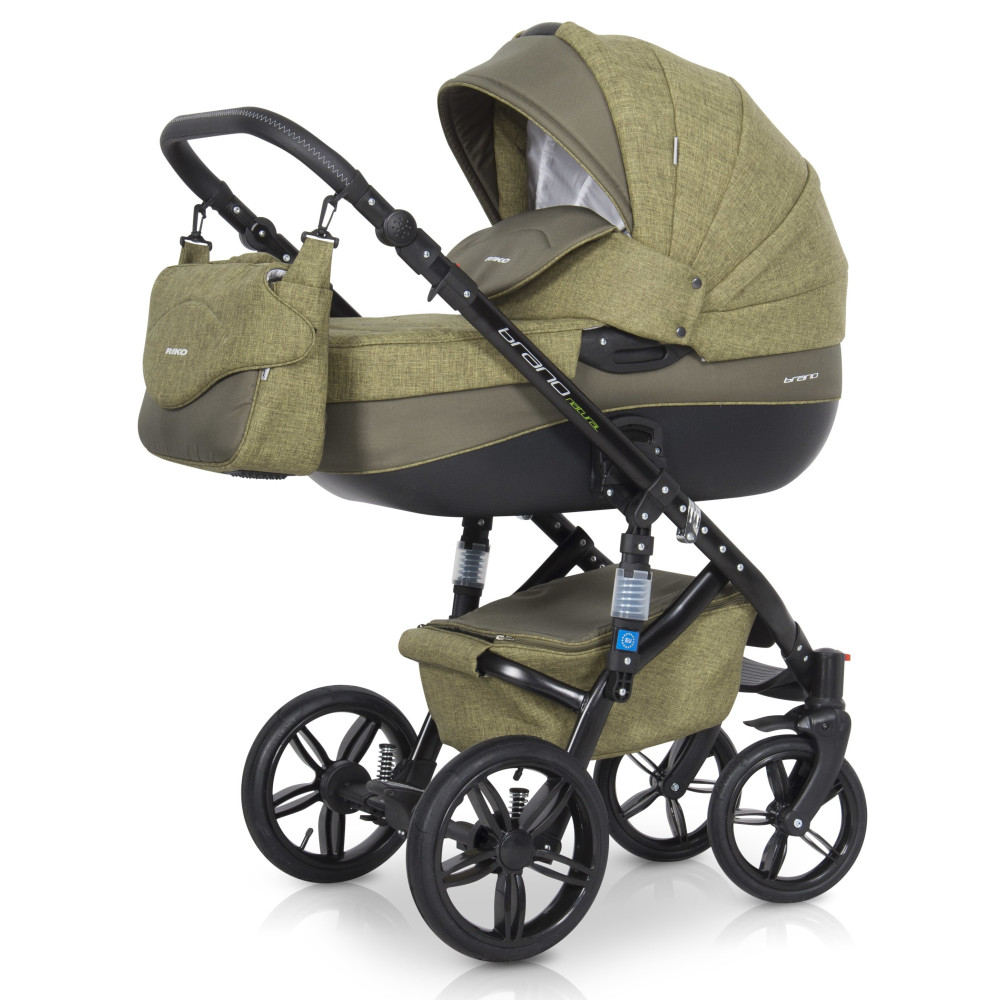 Коляска 2 в 1 Riko Brano Natural 04 Olive