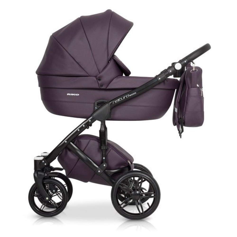 Коляска 2 в 1 Riko Naturo Ecco 01 Plum