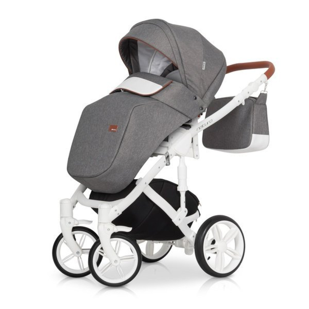 Коляска 2 в 1 Riko Naturo 04 Anthracite