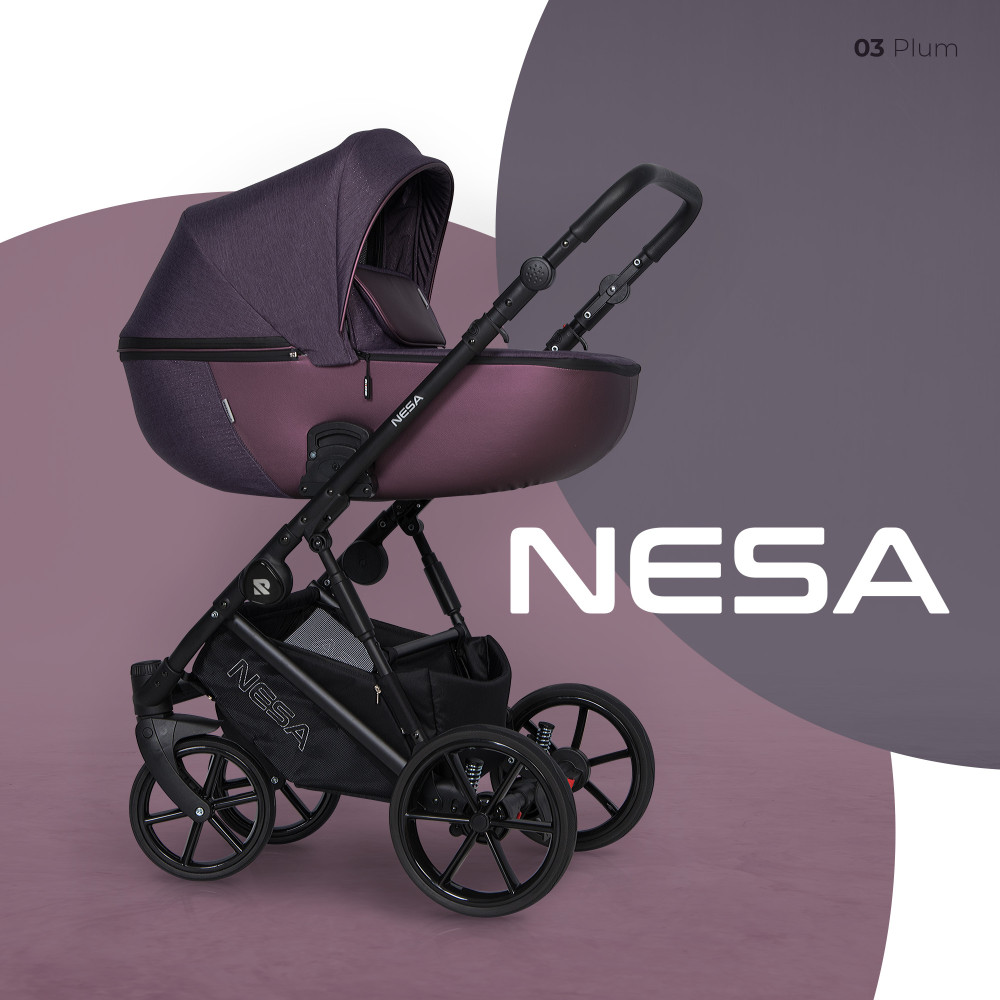 Коляска 2 в 1 Riko Nessa 03 Plum Коляска 2 в 1 Riko Nessa 03 Plum