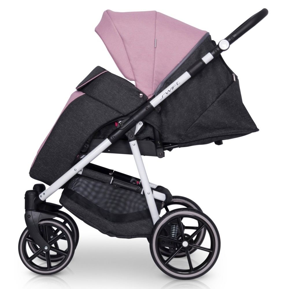 Коляска 2 в 1 Riko Swift Natural 01 Scarlet