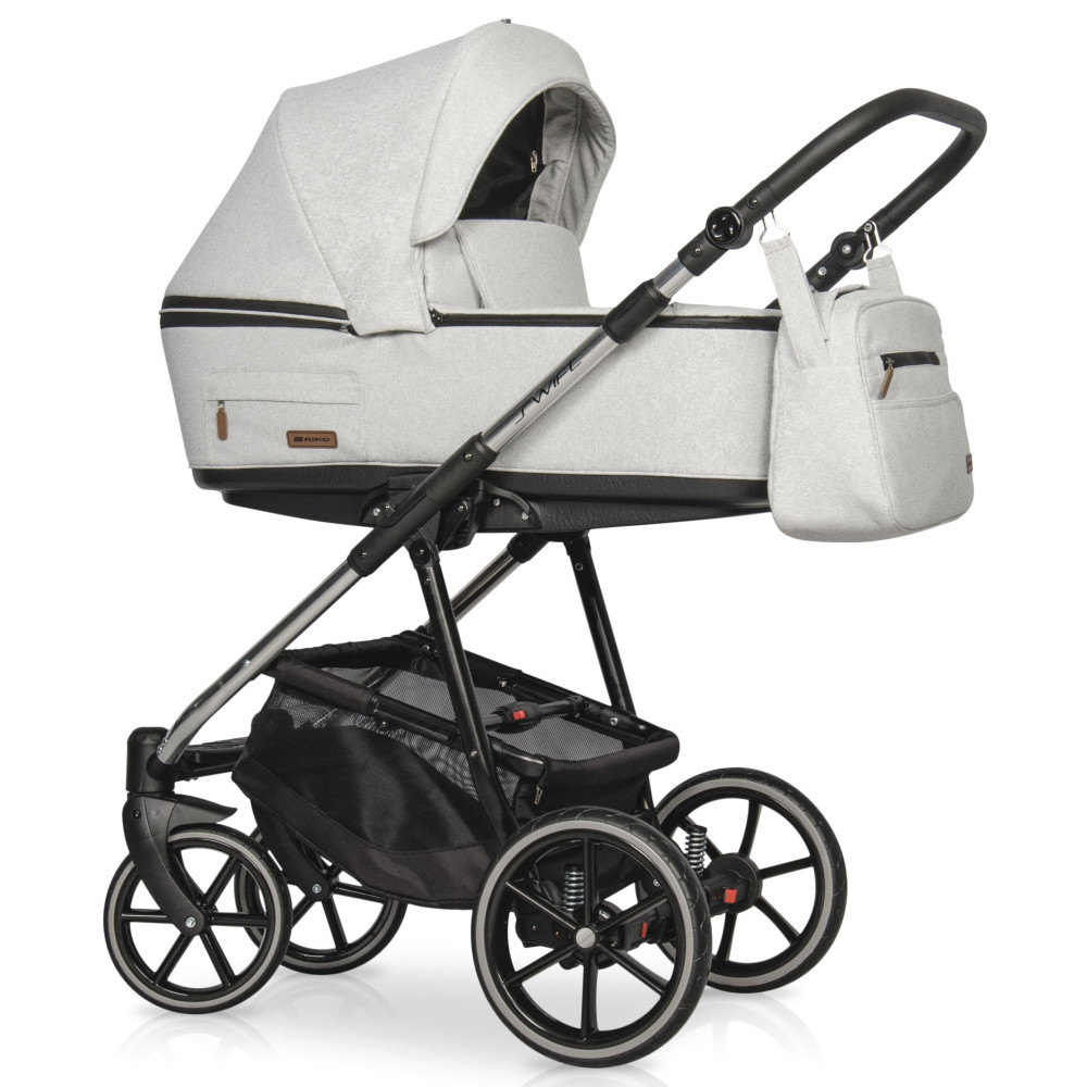 Коляска 2 в 1 Riko Swift Premium 14 Platinum (Рико Свифт Премиум)
