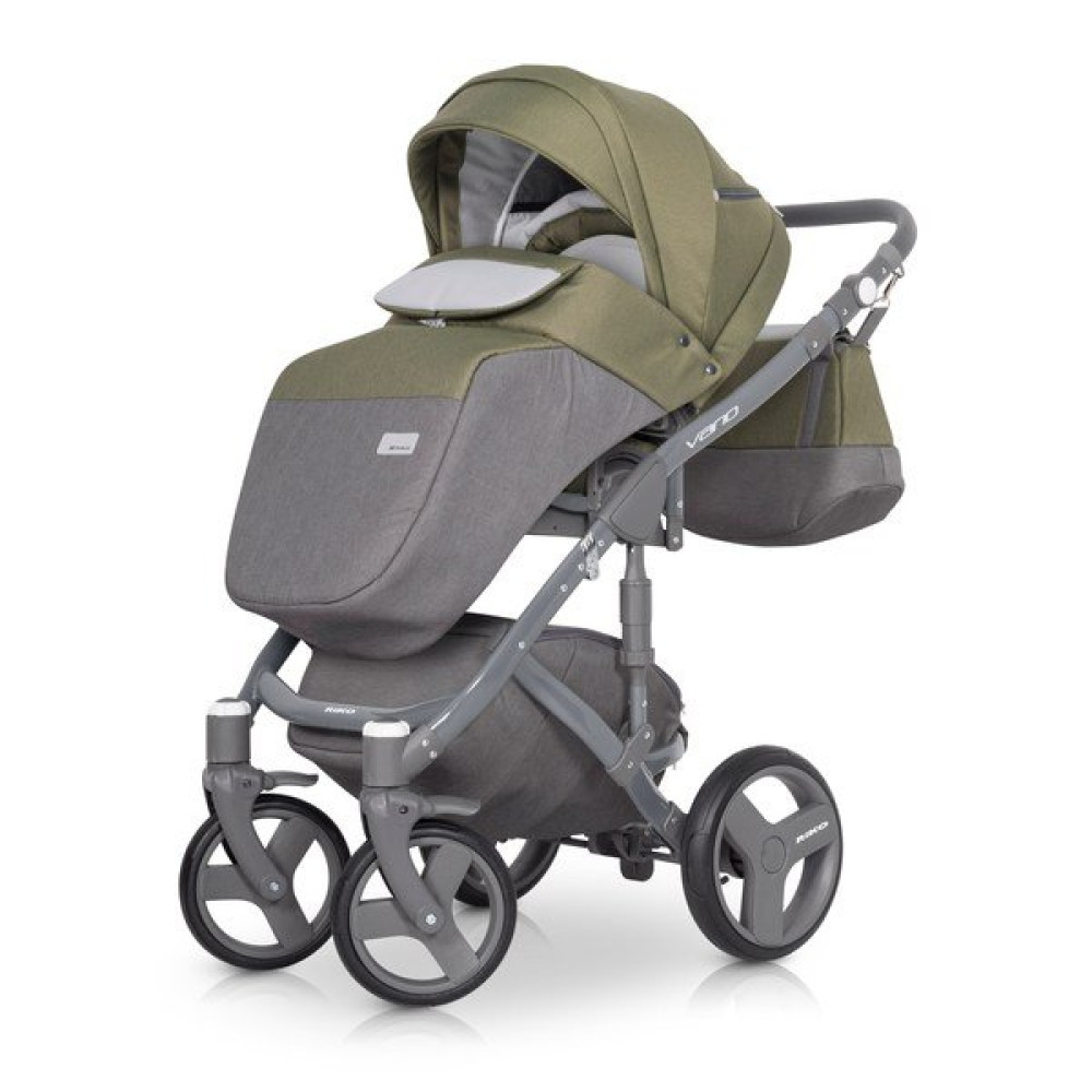Коляска 2 в 1 Riko Vario 03 Olive (Рико Варио Оливковый)
