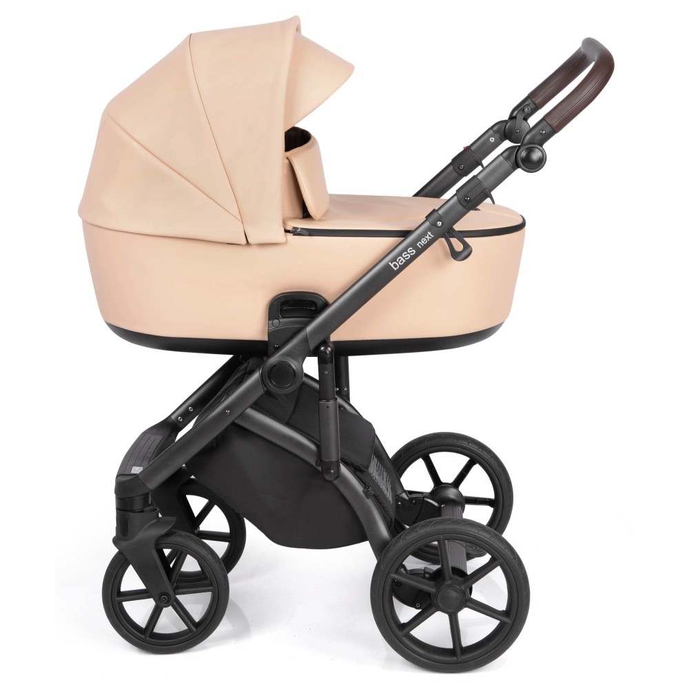 Коляска 2 в 1 Roan Bass Next Camel эко-кожа (R-BN-CL)