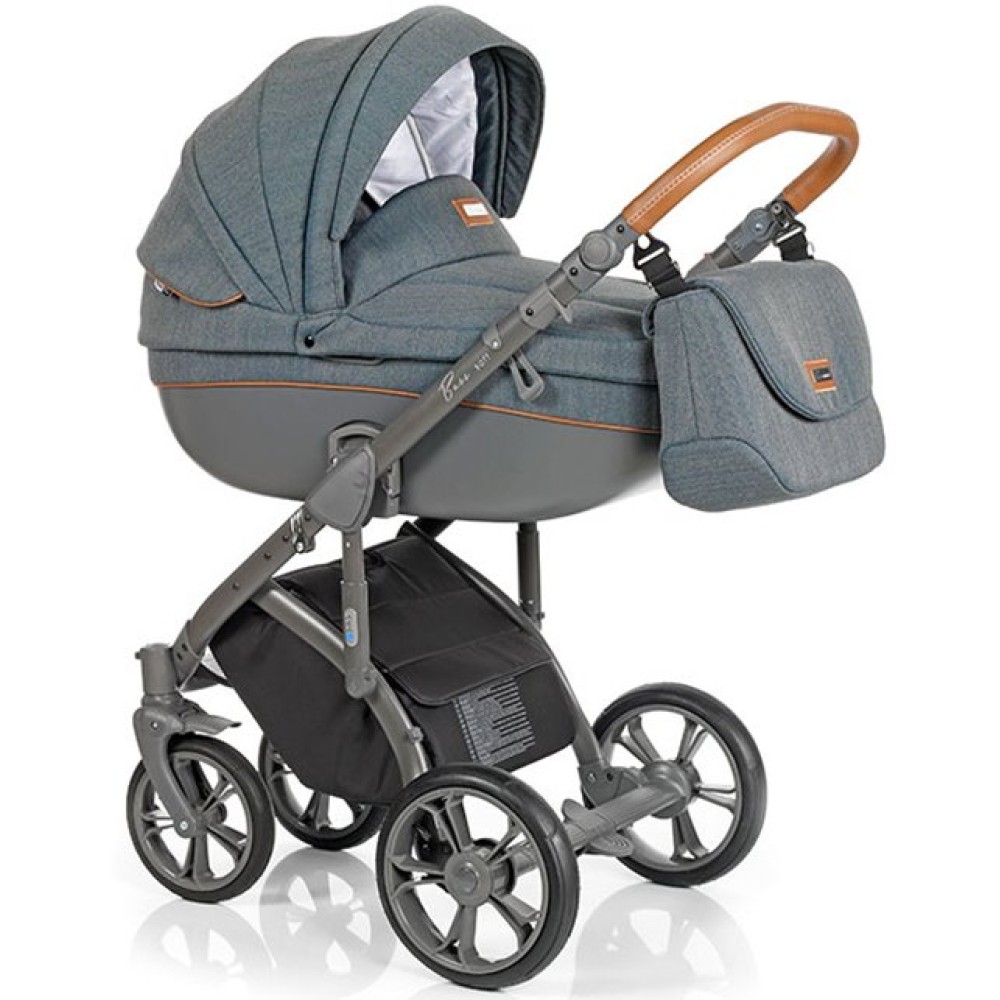 Коляска 2 в 1 Roan Bass Soft Chevron Green (Роан Басс Софт Шеврон Грин)