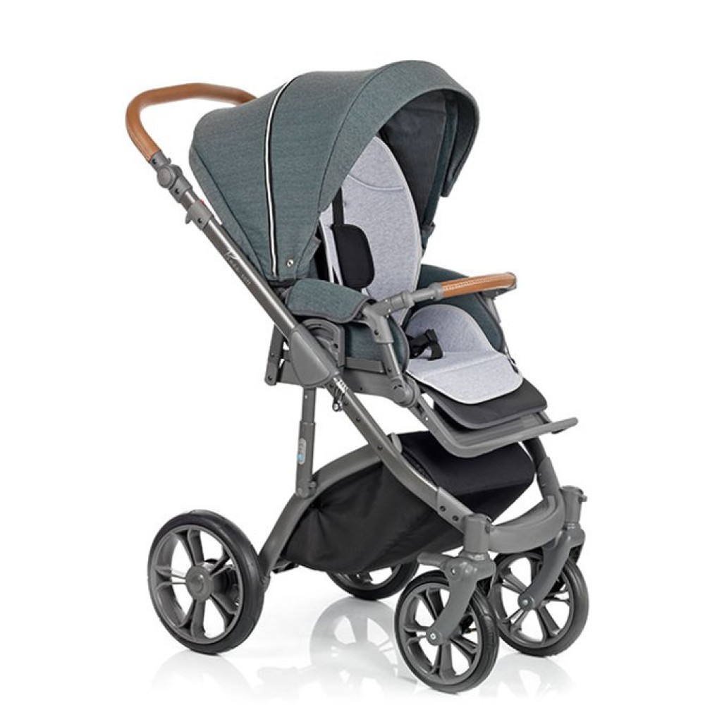Коляска 2 в 1 Roan Bass Soft Chevron Green (Роан Басс Софт Шеврон Грин)