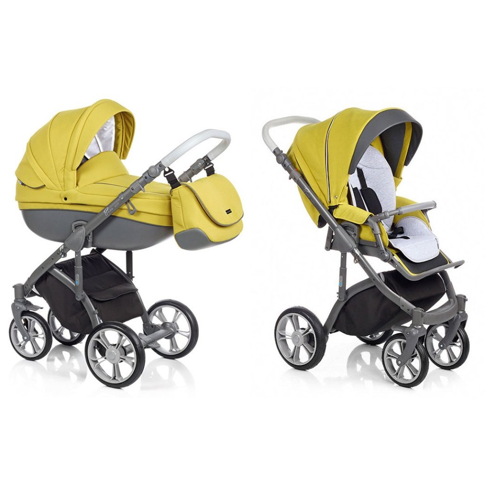 Коляска 2 в 1 Roan Bass Soft Chevron Pear (Роан Басс Софт Шеврон Пир)