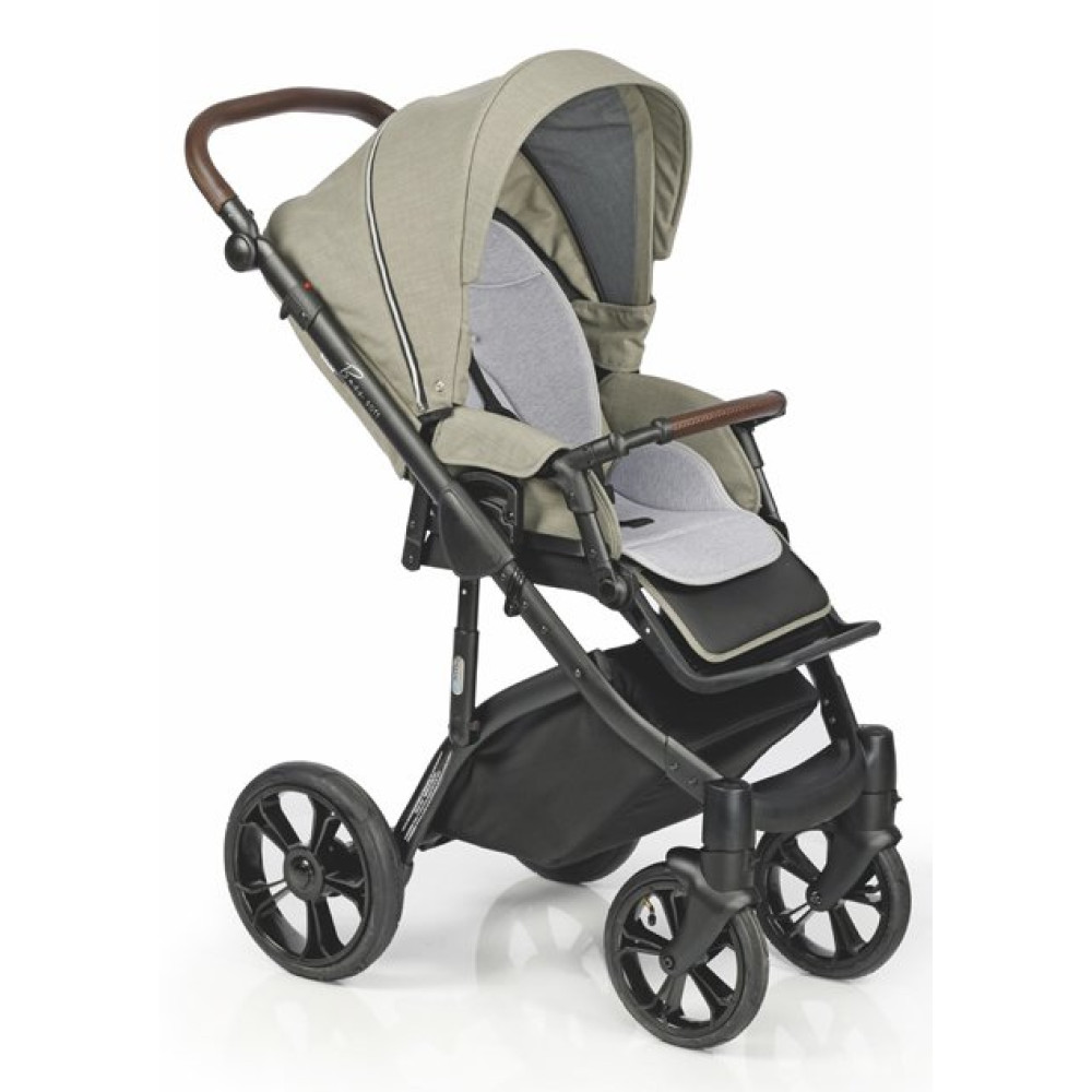 Коляска 2 в 1 Roan Bass Soft Basic Olive Garden (Роан Басс Софт)